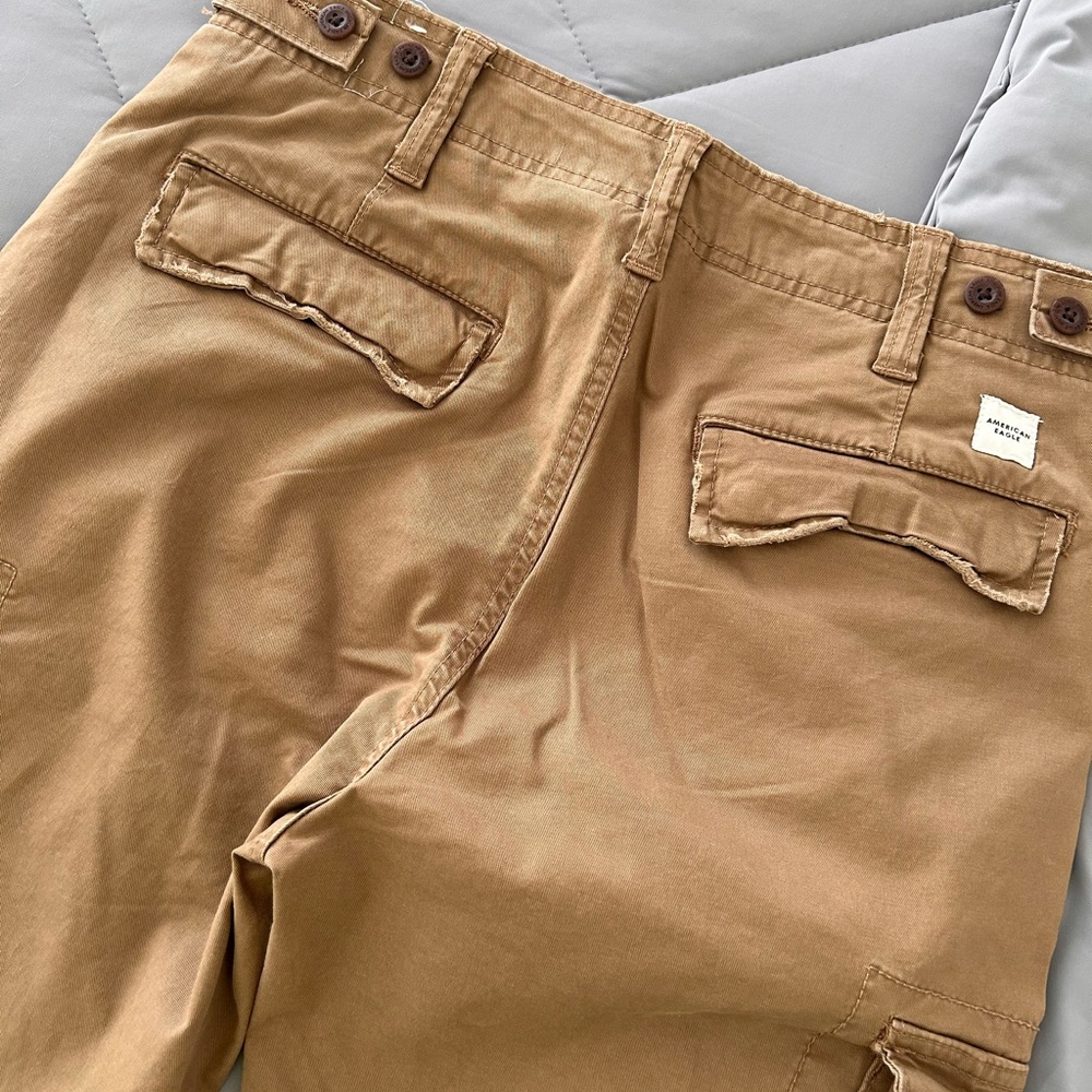 American Eagle Men's Cargo Pants - Tan - Picture 5 of 7